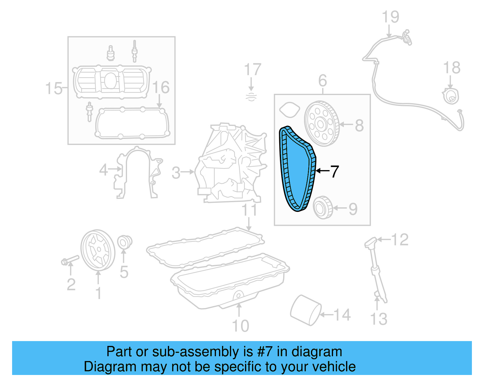 Timing Chain 7B0-109-231 - View 4