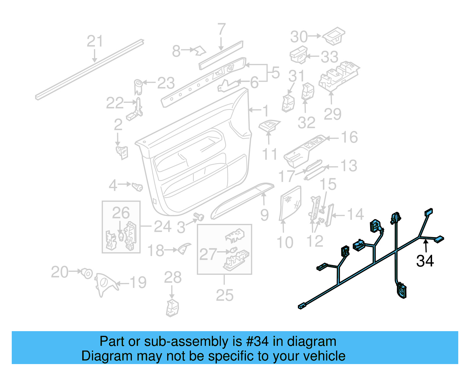 Wire Harness 7L6-971-121-J - View 2