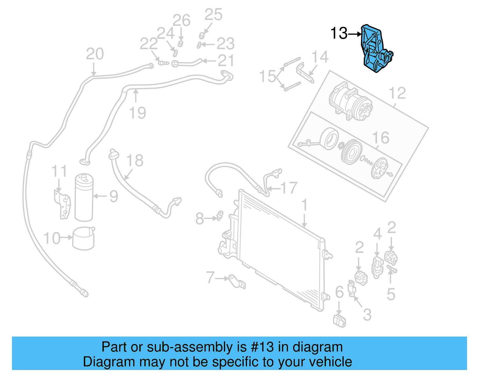 Mount Bracket 06B-260-885-D - View 3