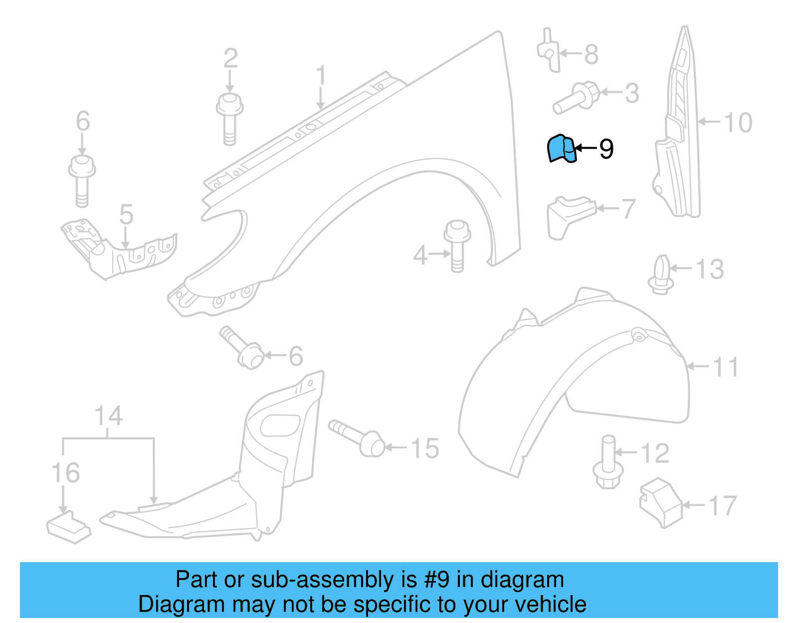 Center Bracket 3C0-810-423 - View 8