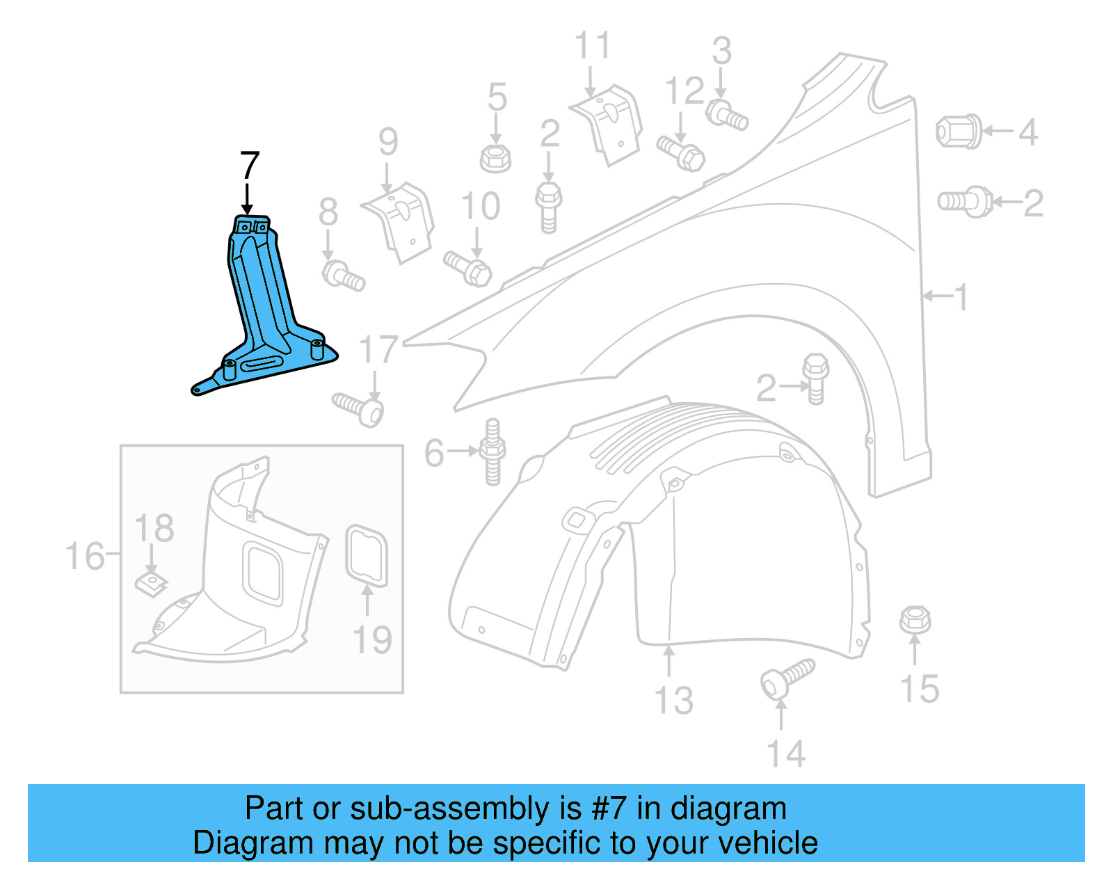 Fender Mtg Bkt 5G0-821-135-C - View 7