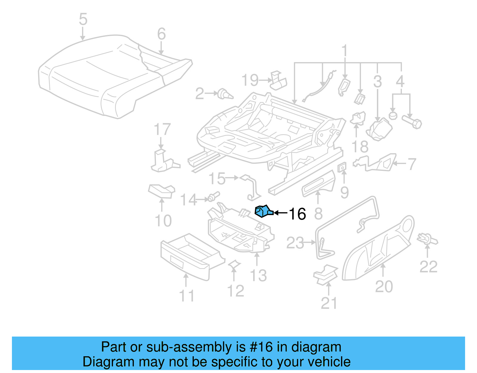 Track End Cover 8P0-881-348-71N - View 9