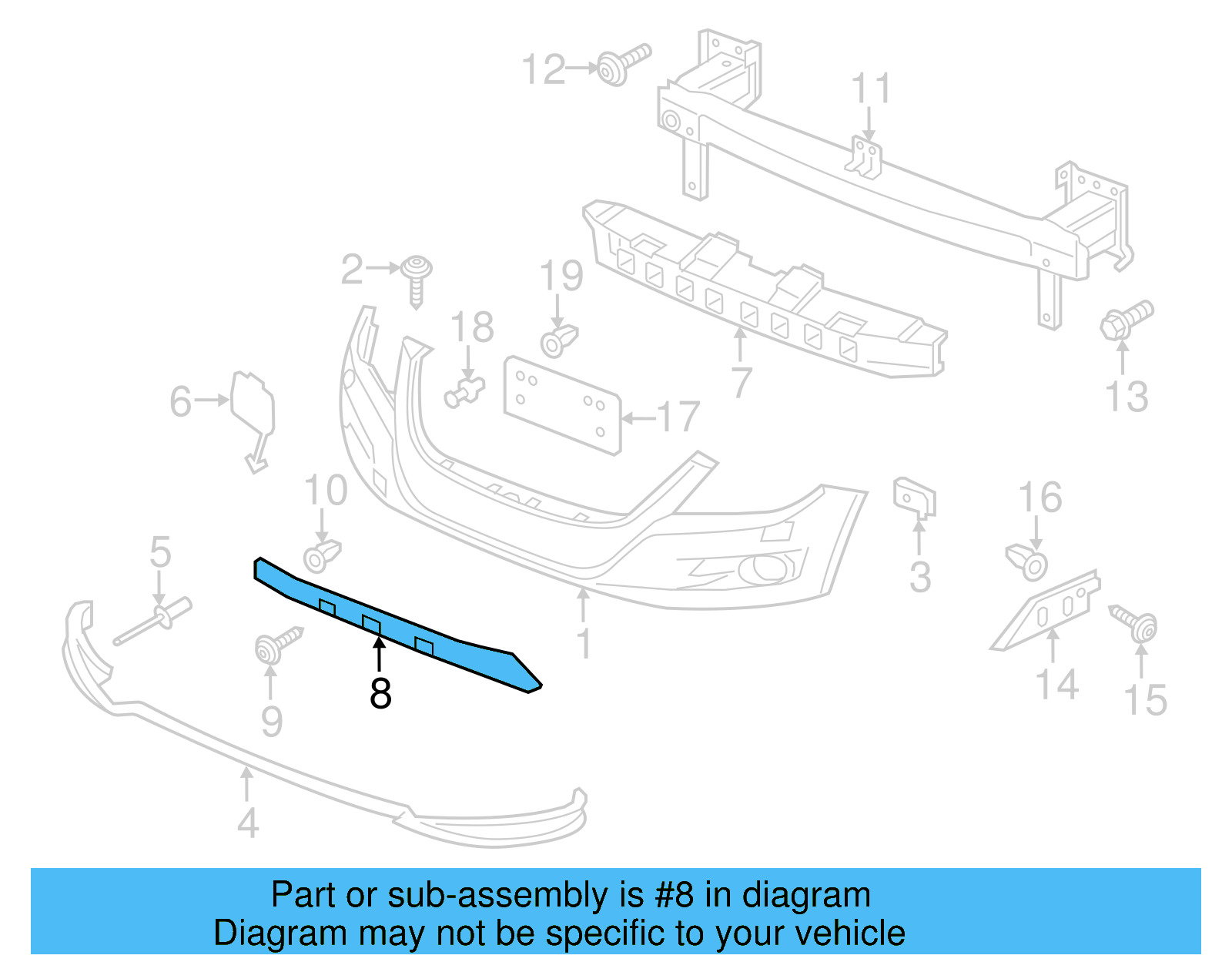 Lower Cross 5N0-807-532-B-AV3 - View 4