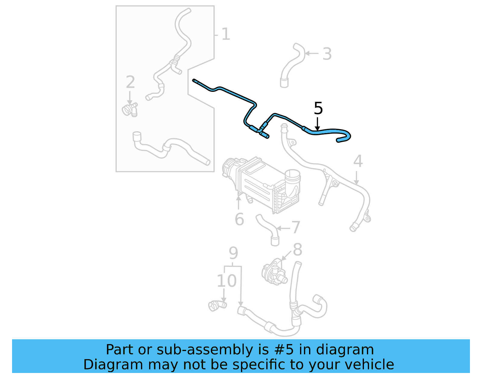 Hose & Tube Assembly 04E-121-064-R - View 7