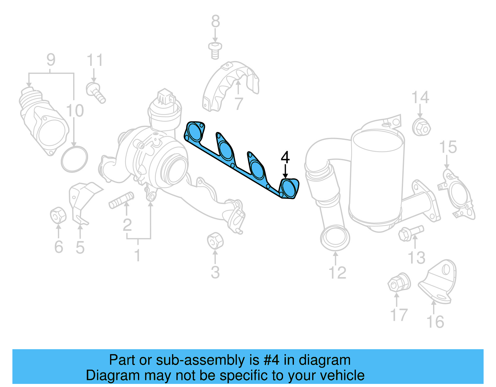Manifold Gasket 03L-253-039-B - View 22