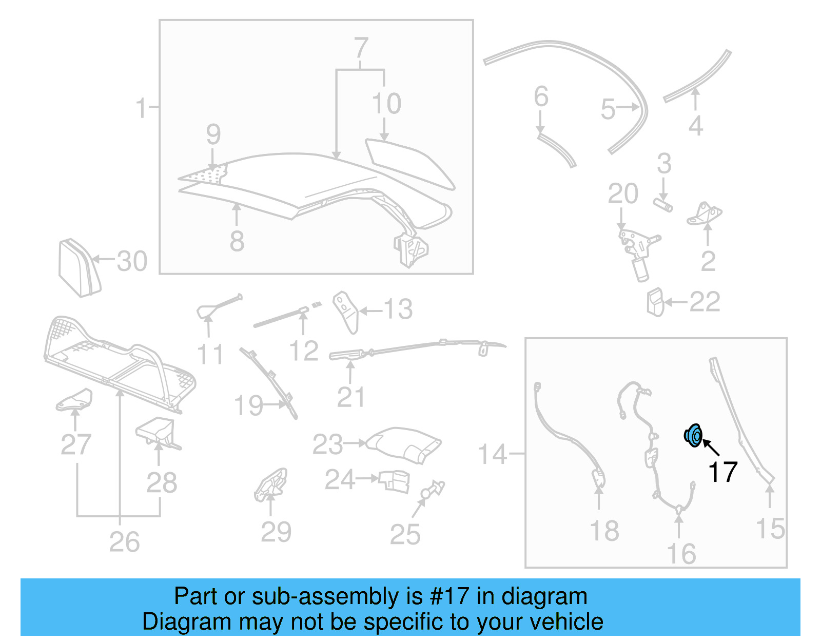 Cable & Guide Bushing 1Y0-871-180 - View 5