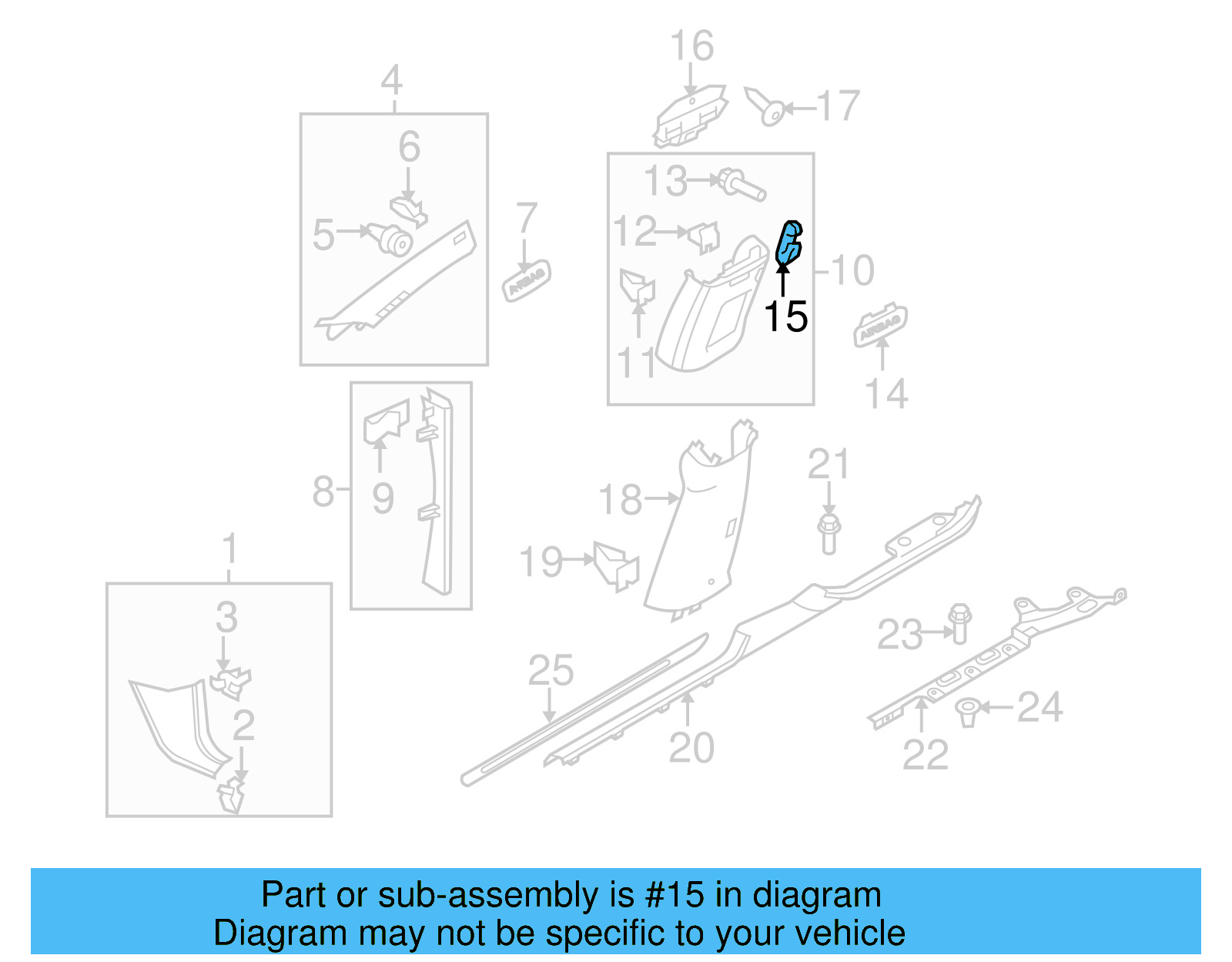 Coat Hook 5N0-857-635-A-NX1 - View 2