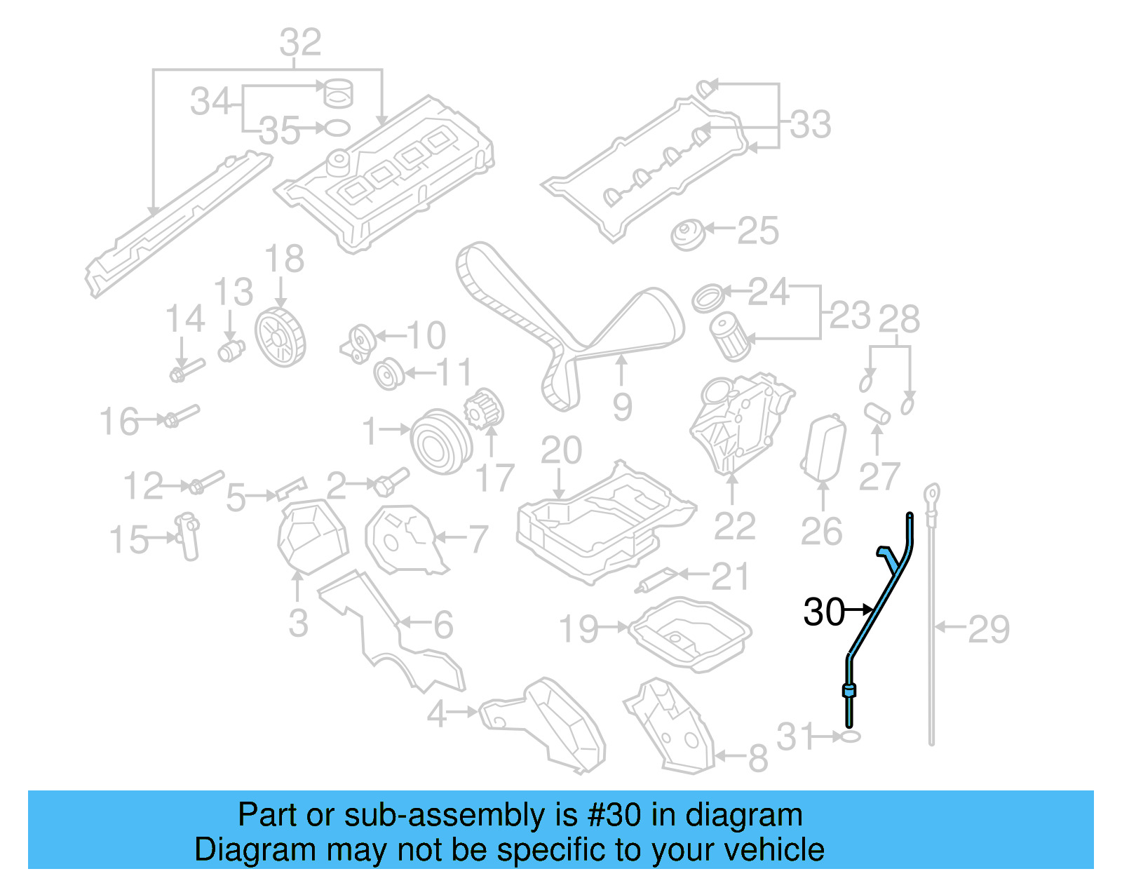 Oil Tube 077-115-630-T - View 2