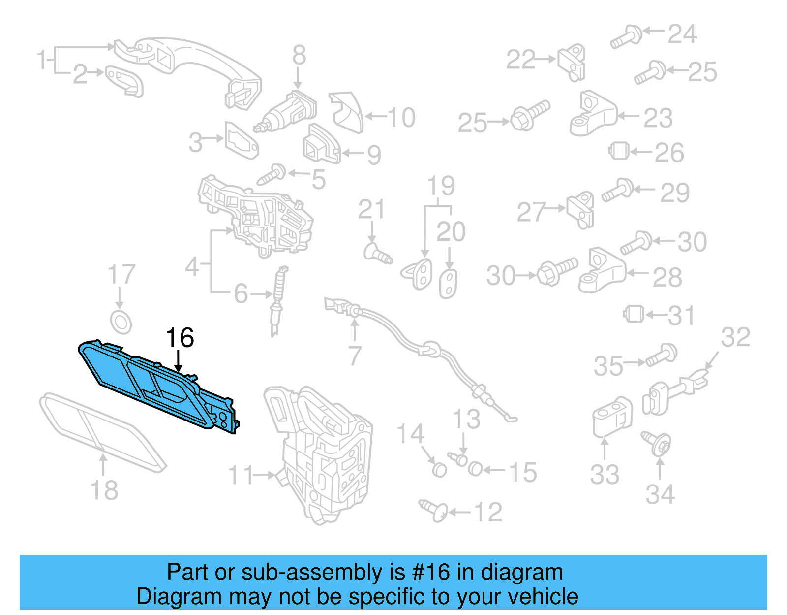 Handle, Inside 5NC-837-114-E-UBN - View 4