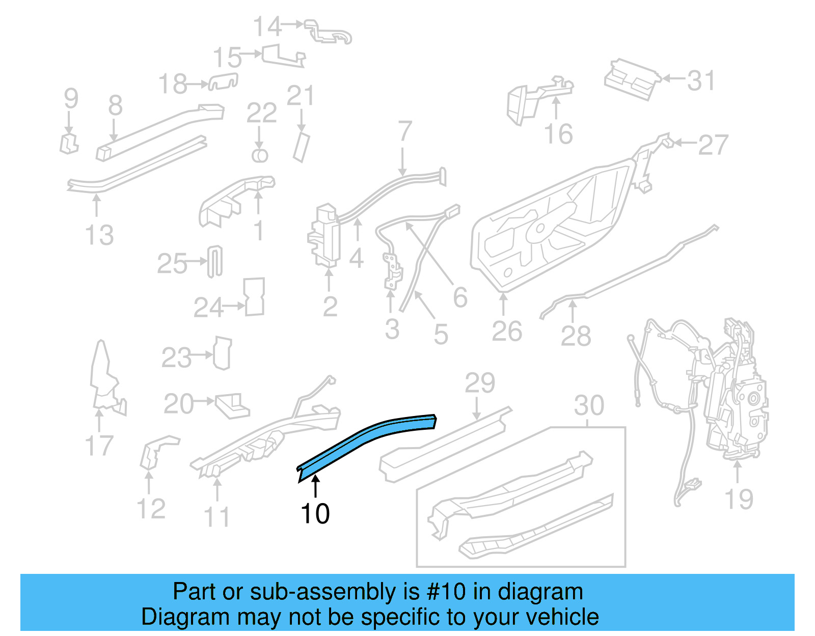 Lower Track 7B0-843-874-P - View 8