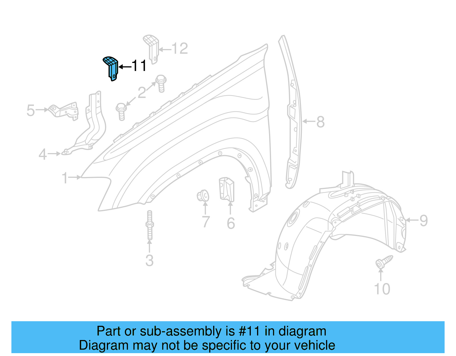 Center Bracket 3CN-809-536 - View 8