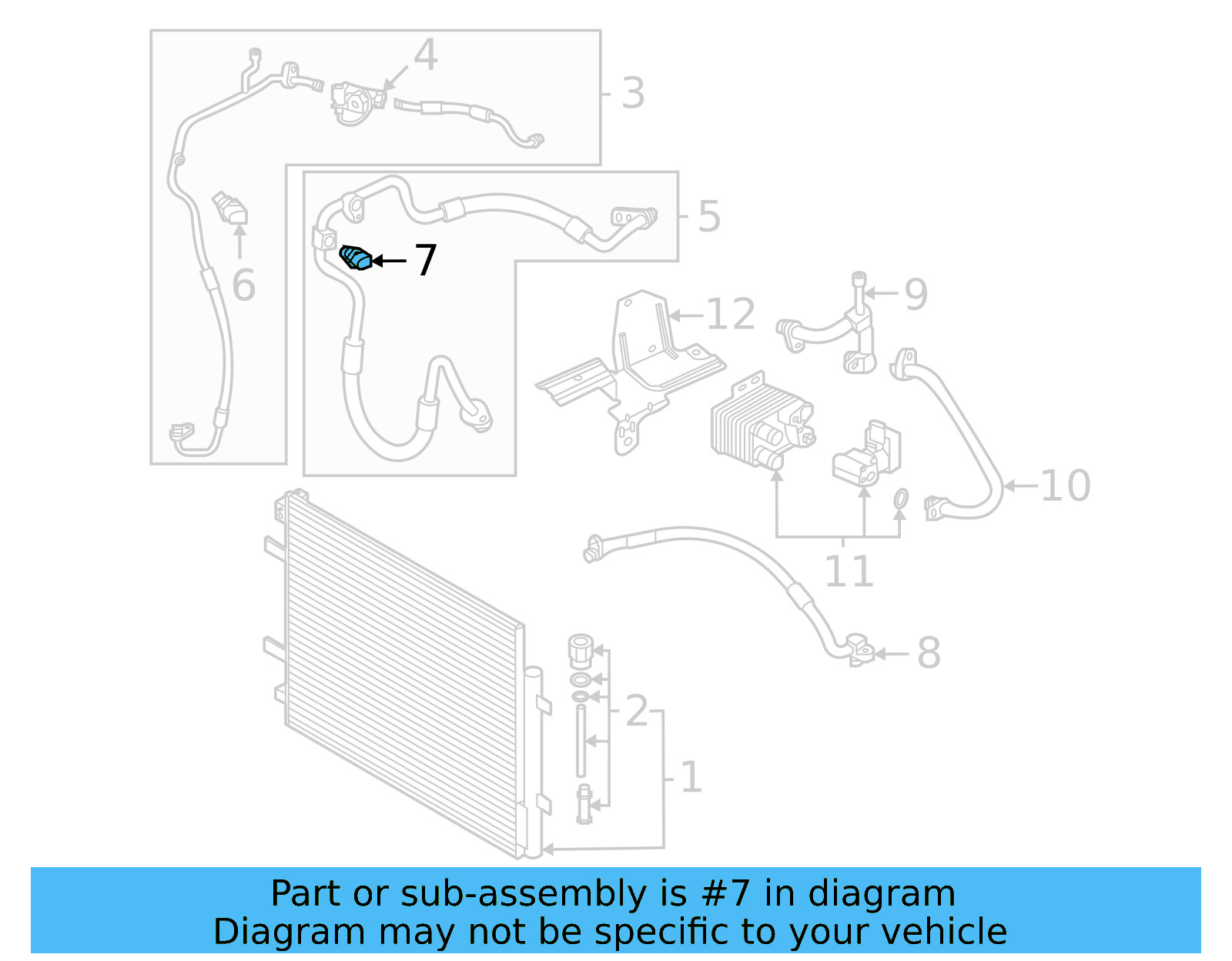 Pressure Sensor 4M0-959-603-E - View 19