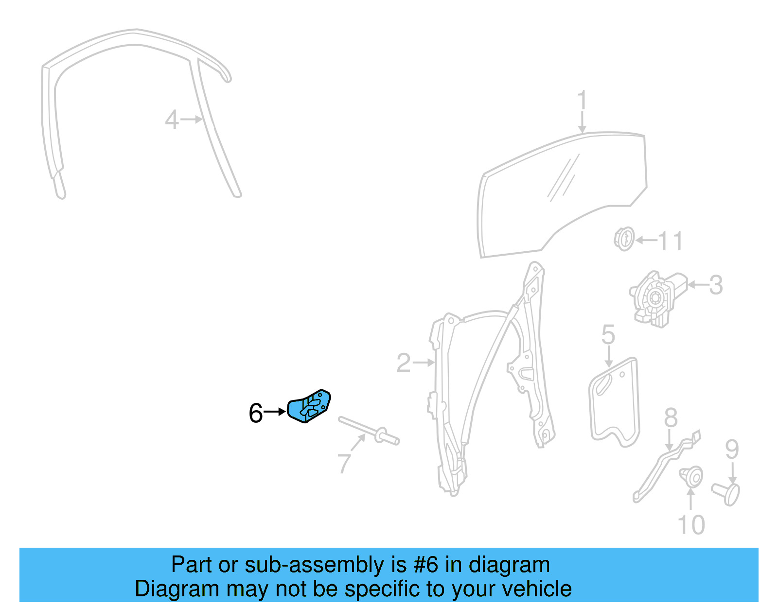 Mount Bracket 5C6-867-136 - View 3