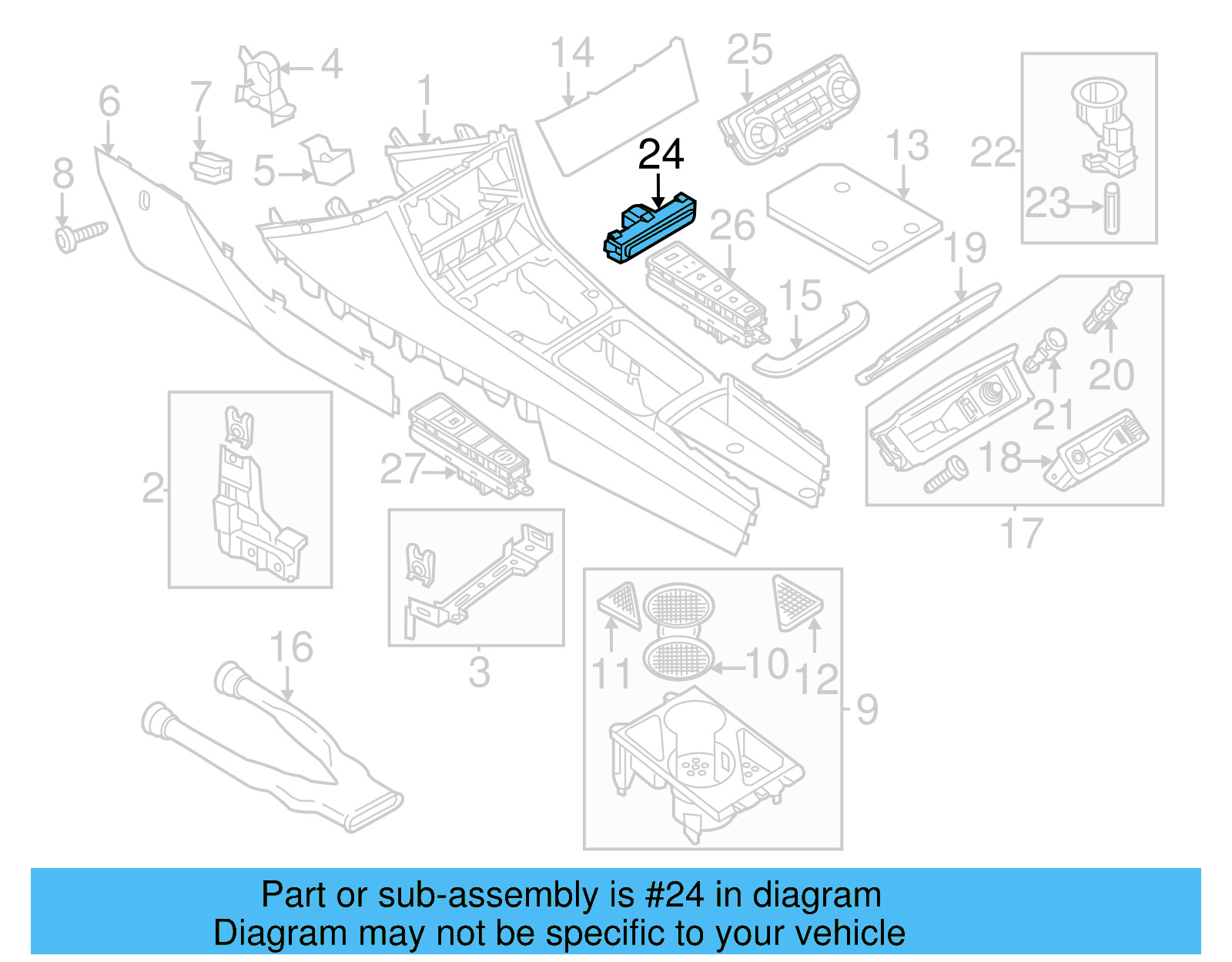 Air Bag Lamp 3AA-919-234-1QB - View 4