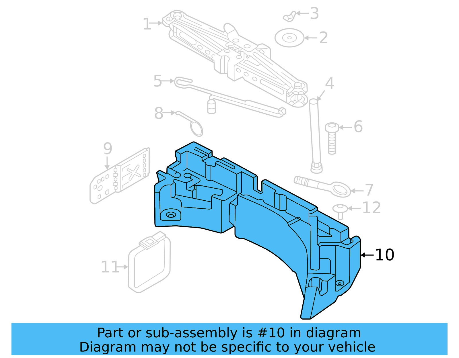 Tool Compartment 3CM-012-115 - View 5