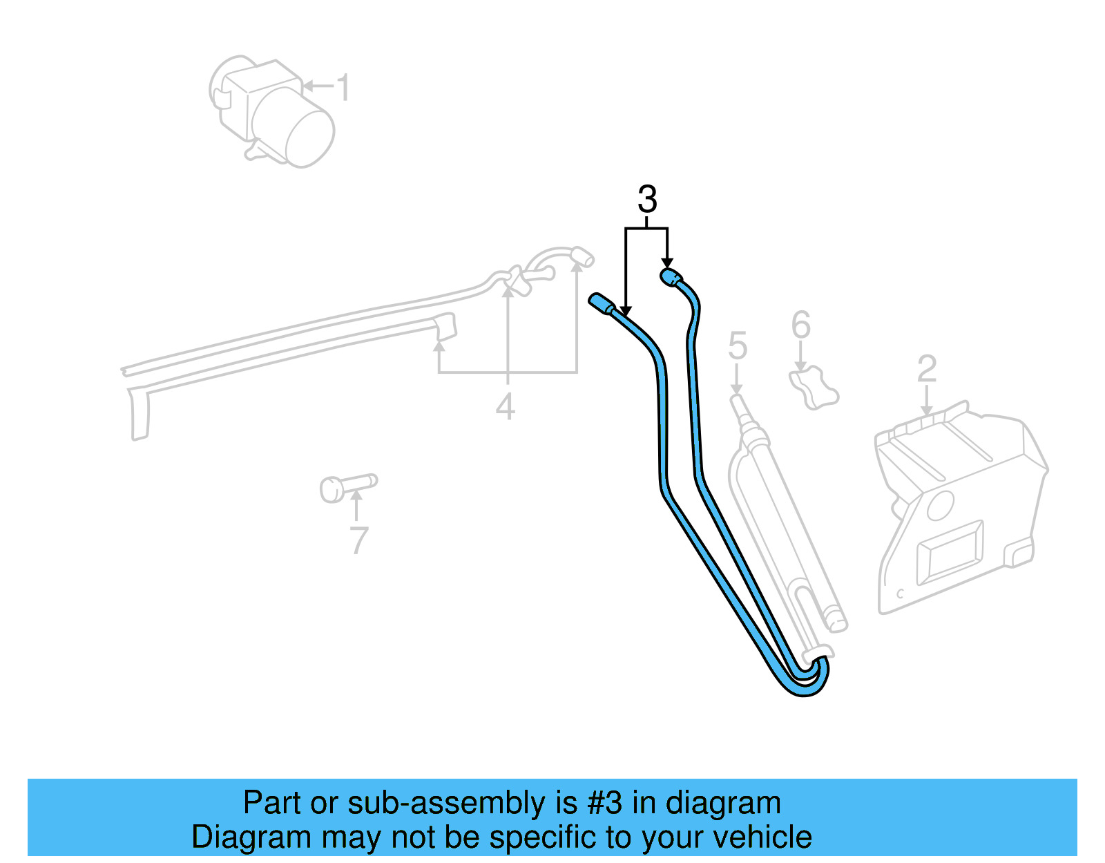 Pressure Line 1E0-871-793-A - View 6