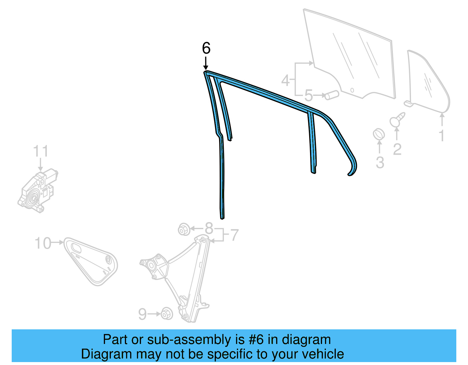 Window Channel 5GM839431H5AP - View 2