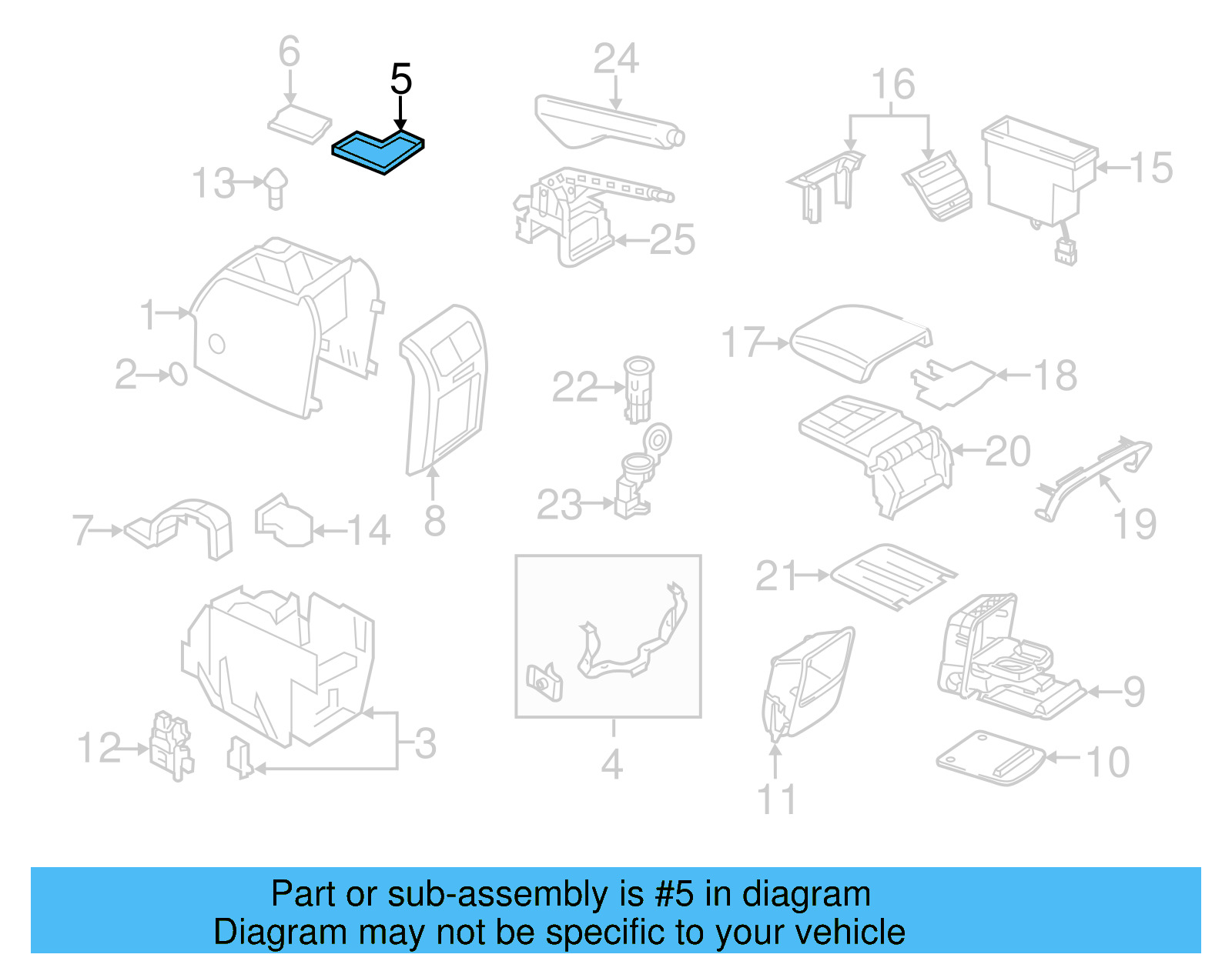 Console Mat 1K0-863-328-B-82V - View 36
