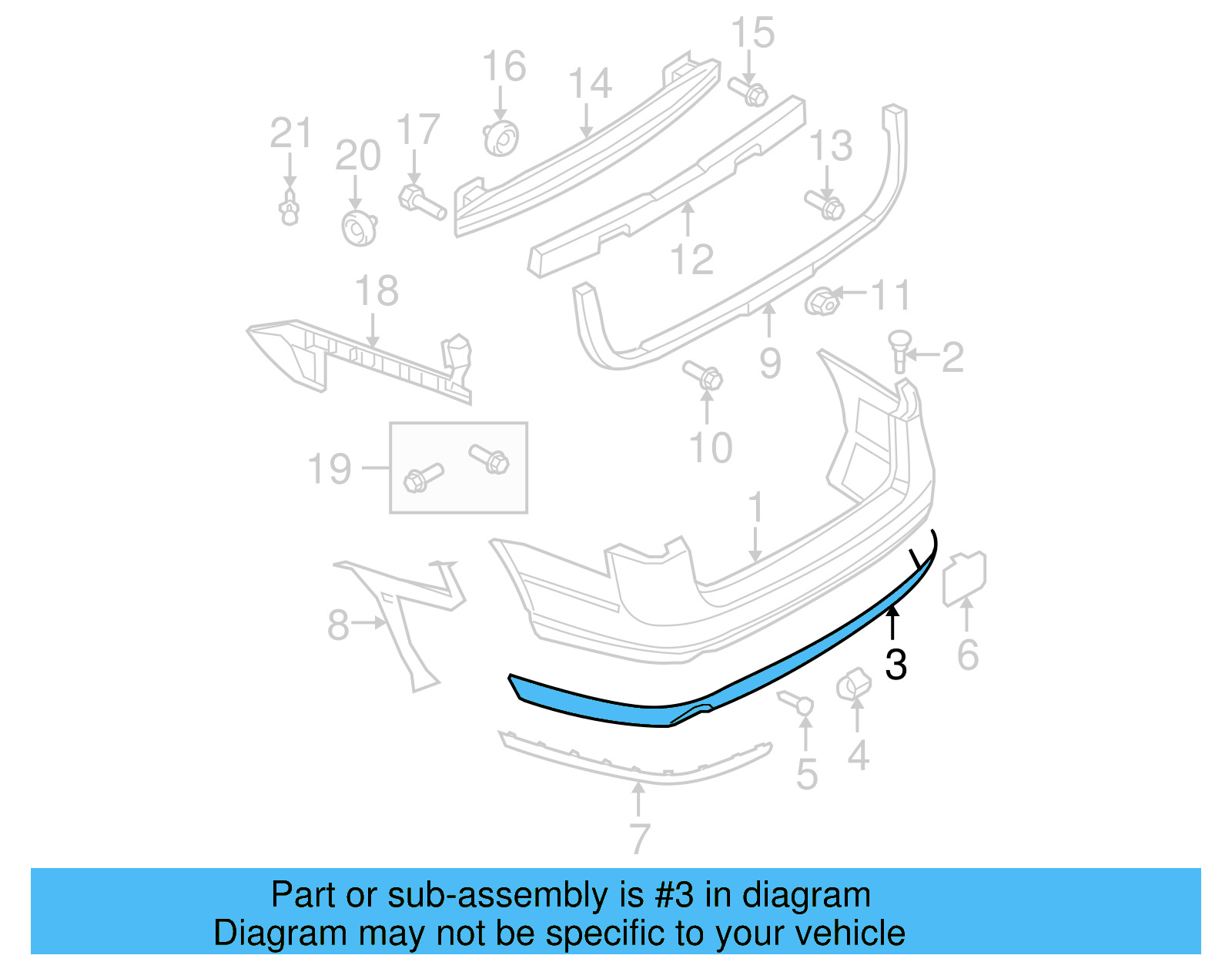 Valance Panel 3C9-807-433-B-9B9 - View 4