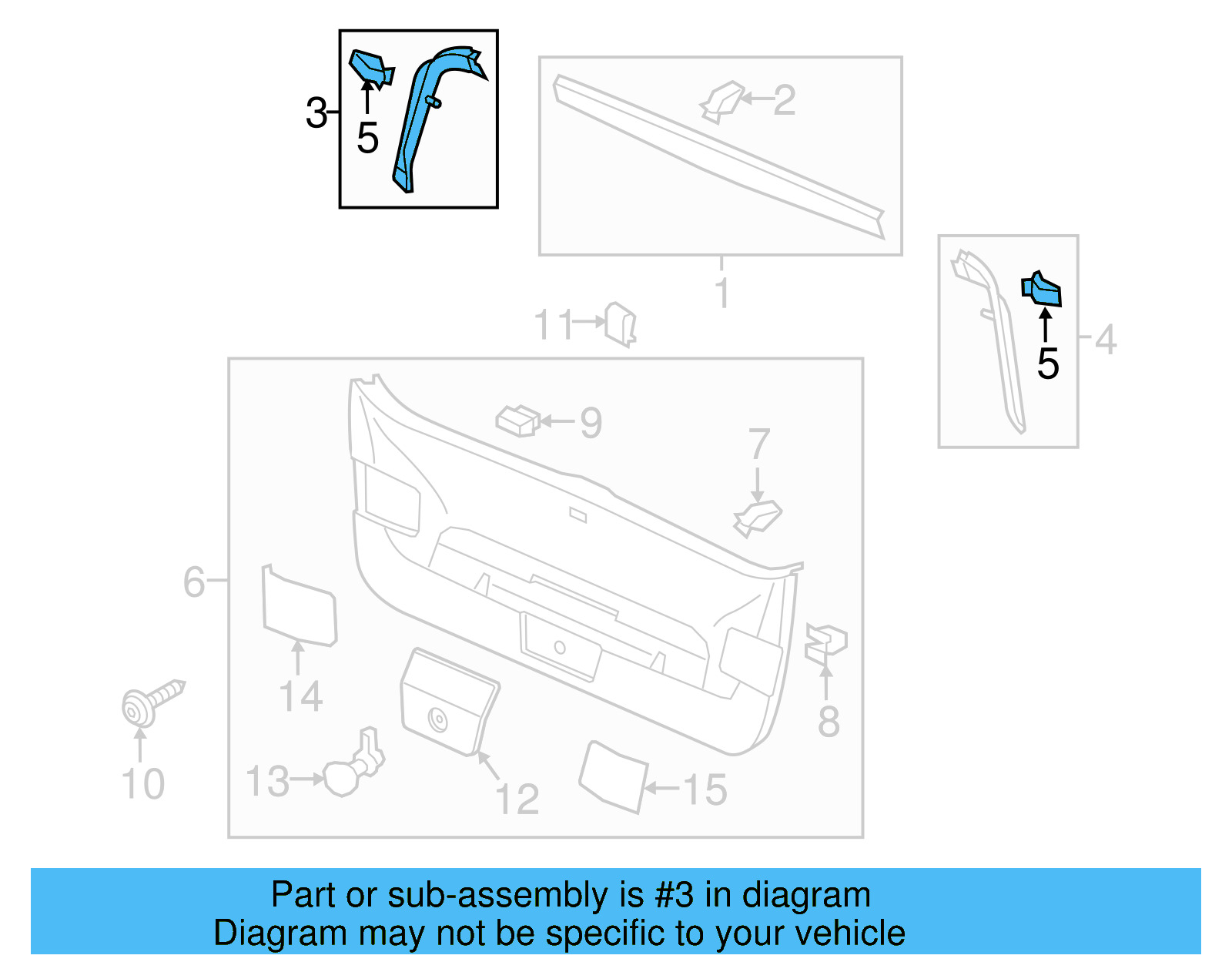Side Trim 5GM-867-714-82V - View 4