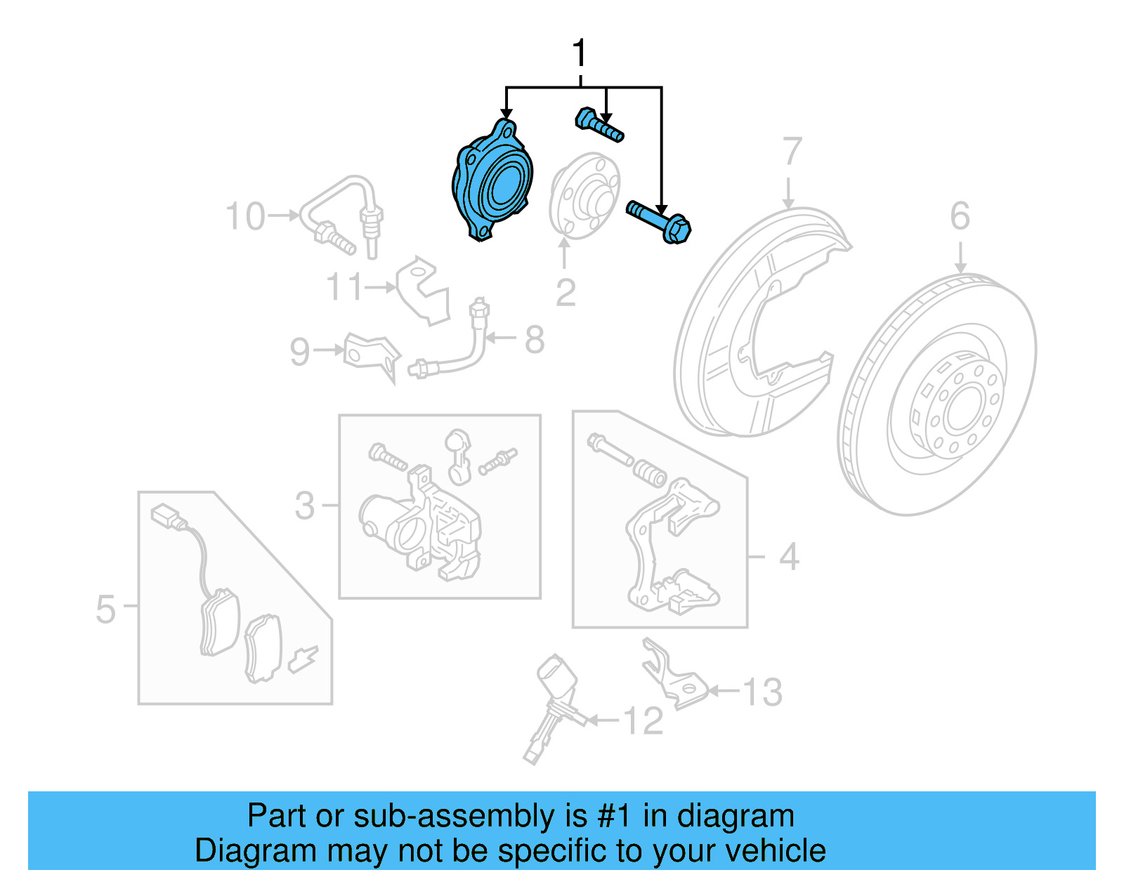 Bearing 4F0-598-625-B - View 4