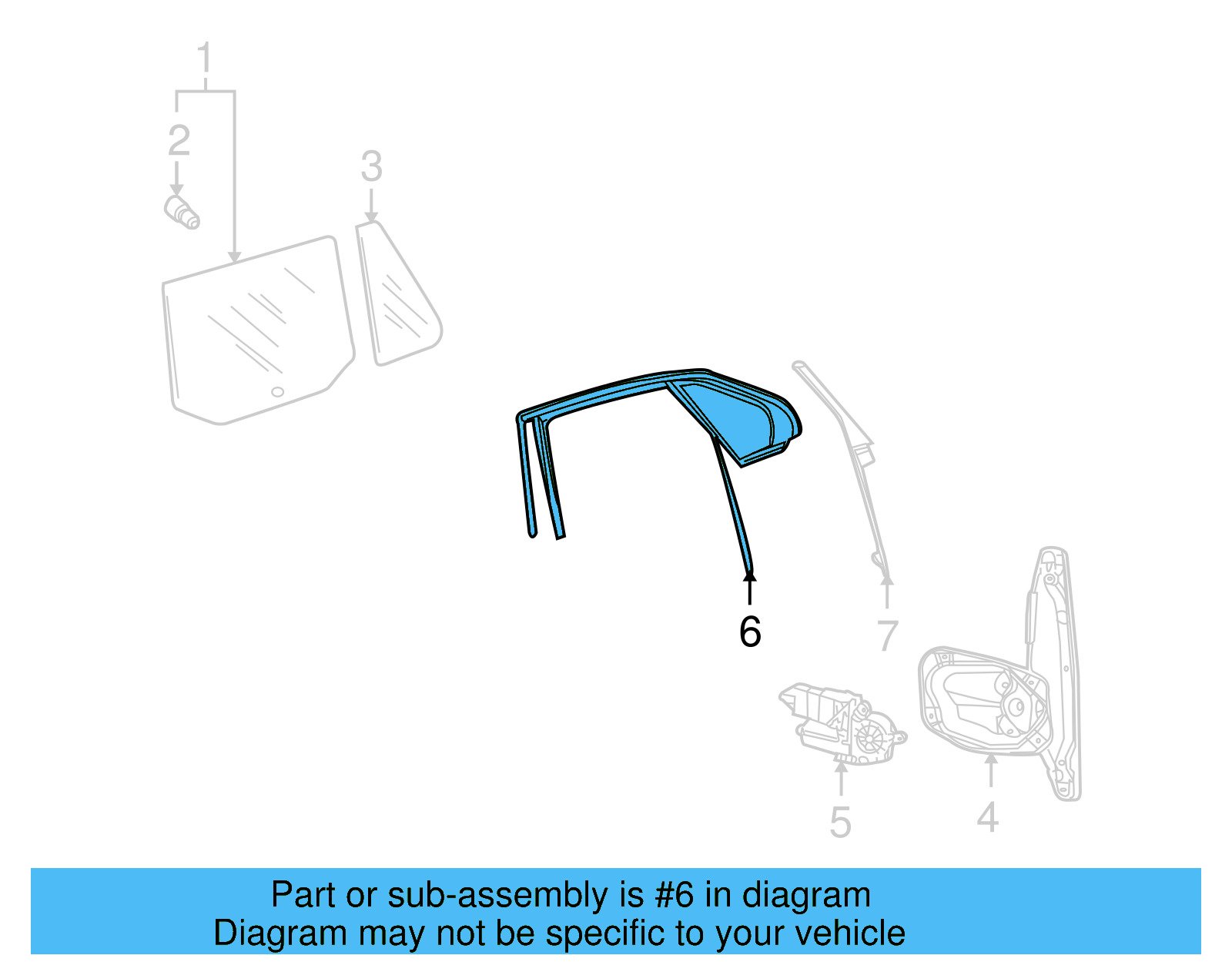 Window Channel 1K9-839-431-E-5AP - View 9