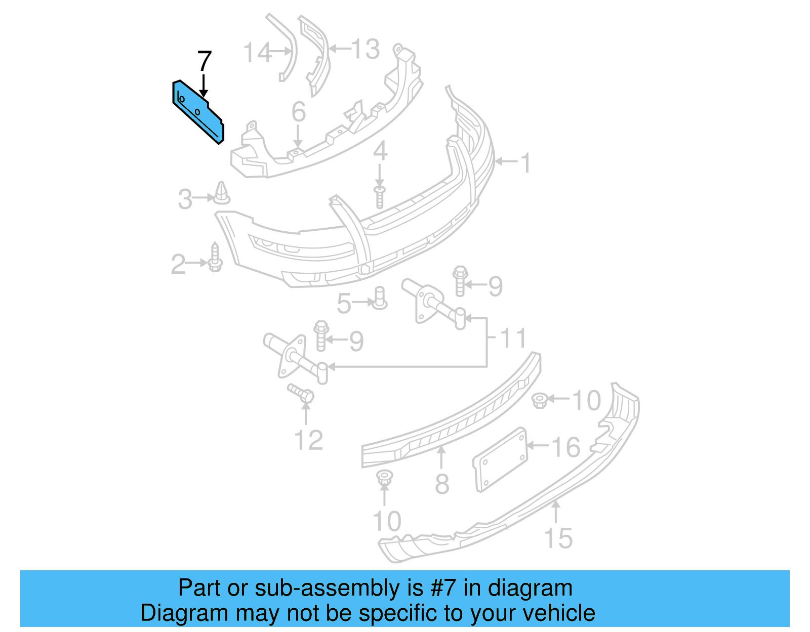 Guide Bracket 3B0-807-183-E - View 8