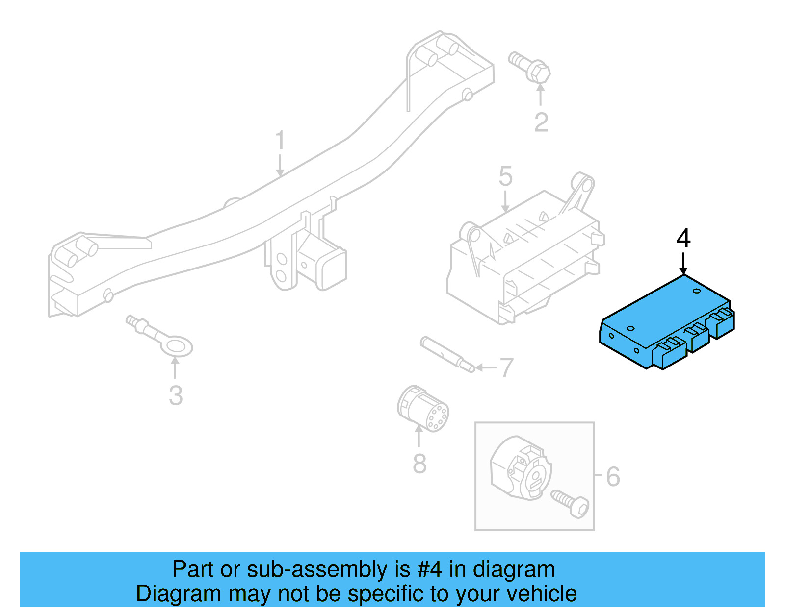 Trailer Brake Control 7P0-907-383-F - View 2