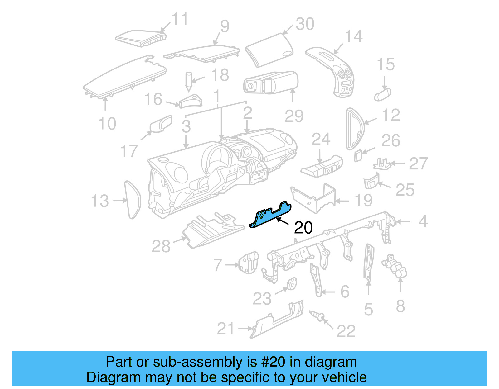 Lower Cover 1C1-858-365-D-2QL - View 11