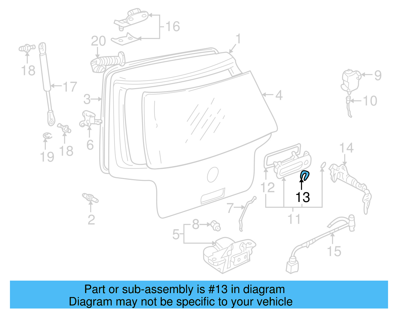 Handle Spring 6N0-827-628 - View 2