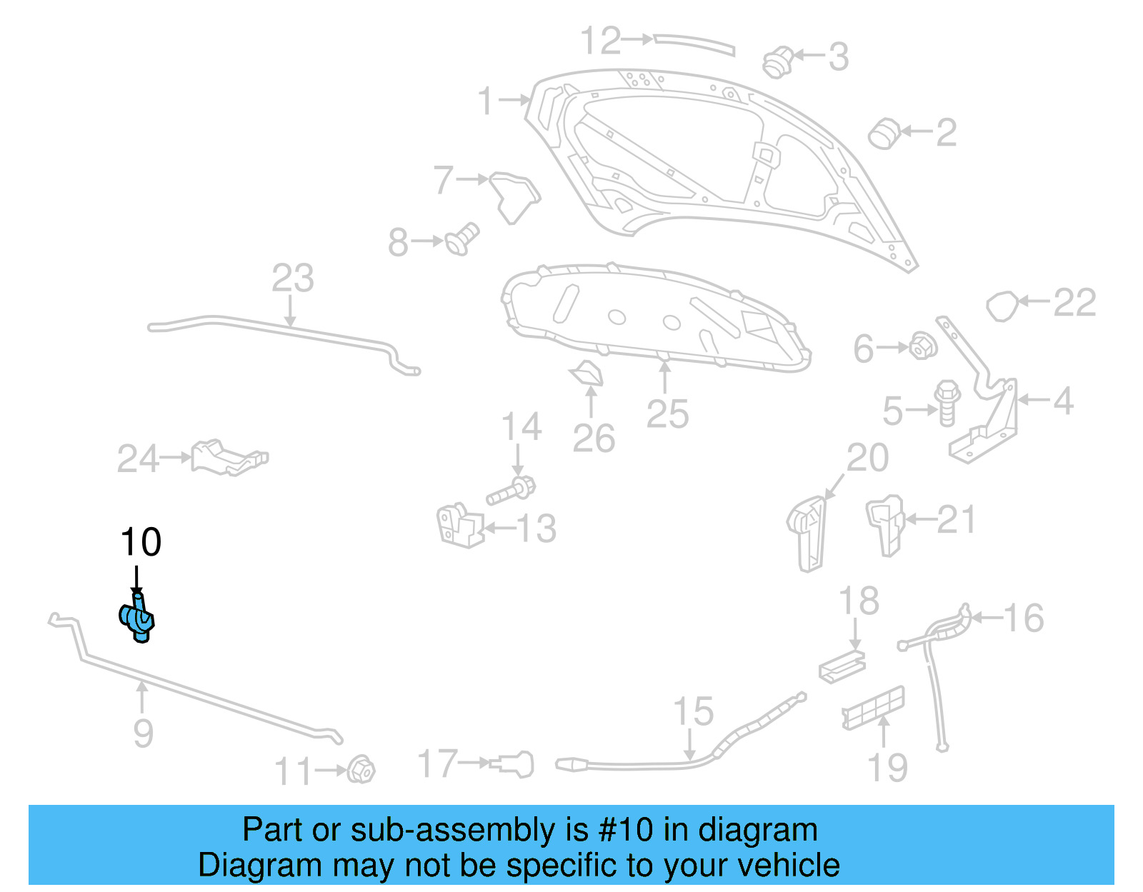Support Rod Retainer 1U0-823-397-121 - View 28