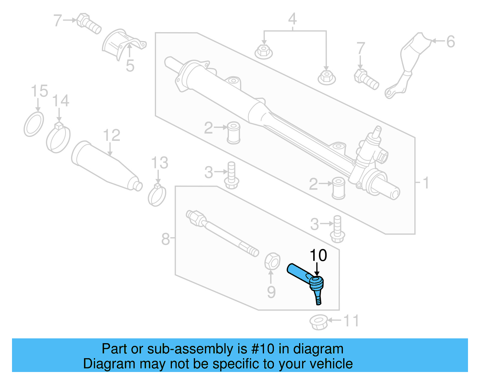 Outer Tie Rod 7L0-422-817-D