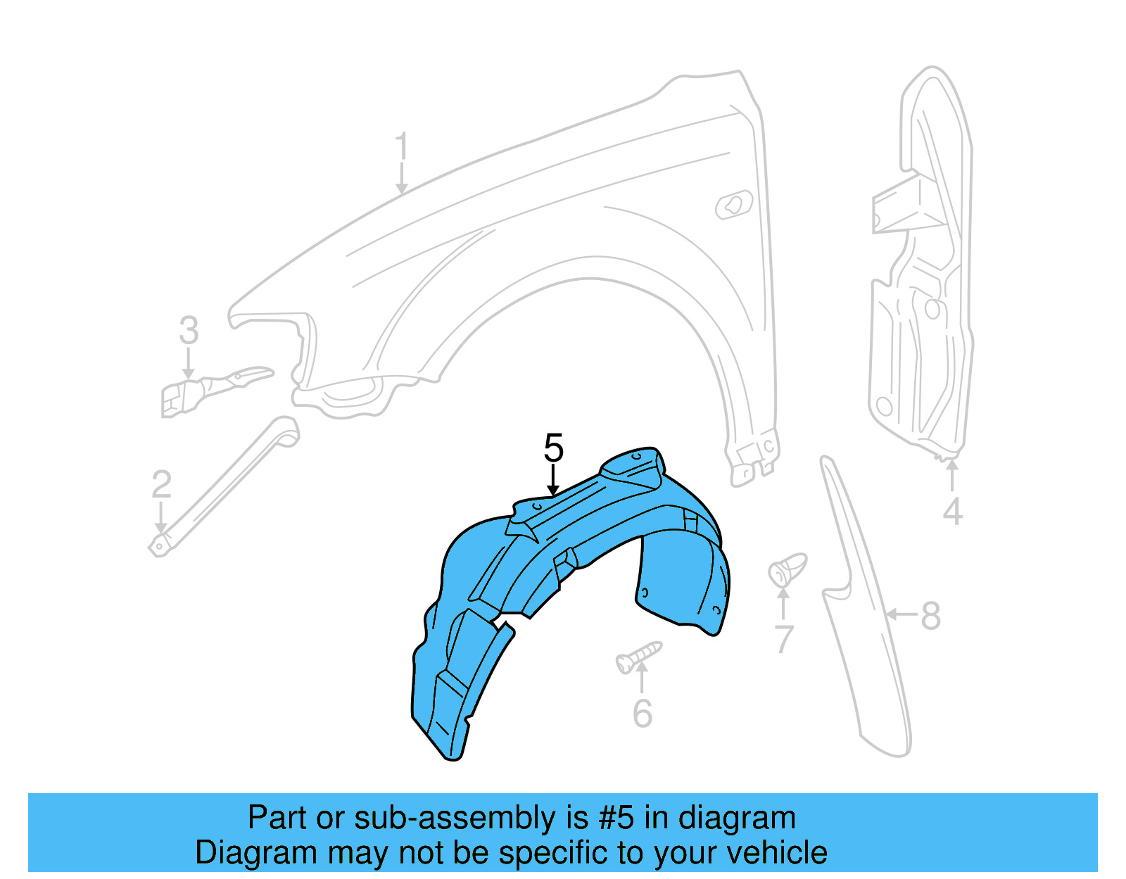 Fender Liner 3B0-809-962-C-01C - View 12