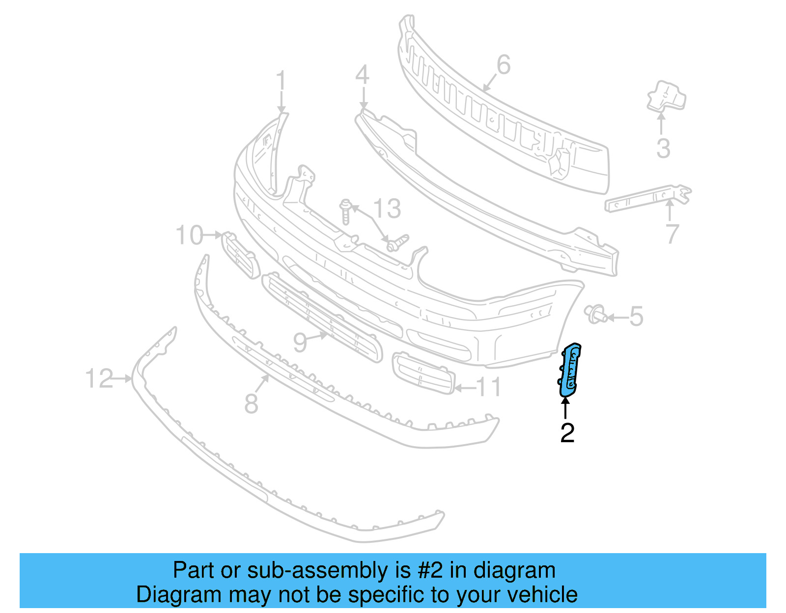Bumper Cover Retainer 1H0-807-193 - View 17