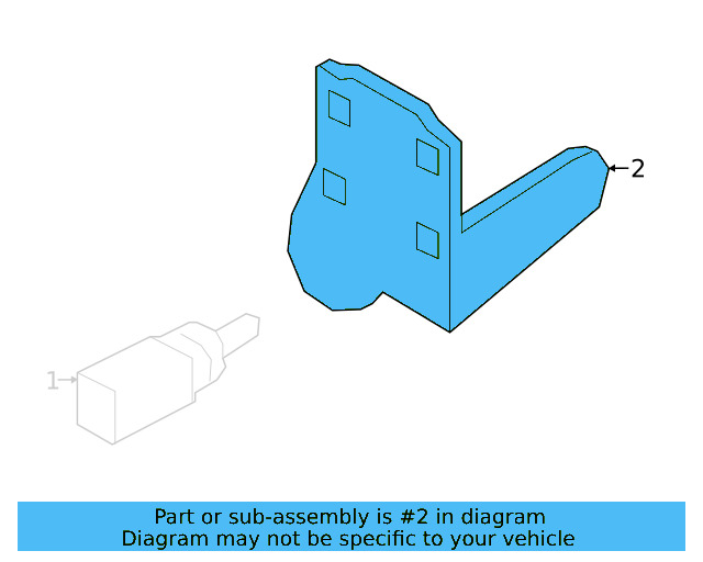 Temp Sensor Bracket 5M0-820-536-A - View 53