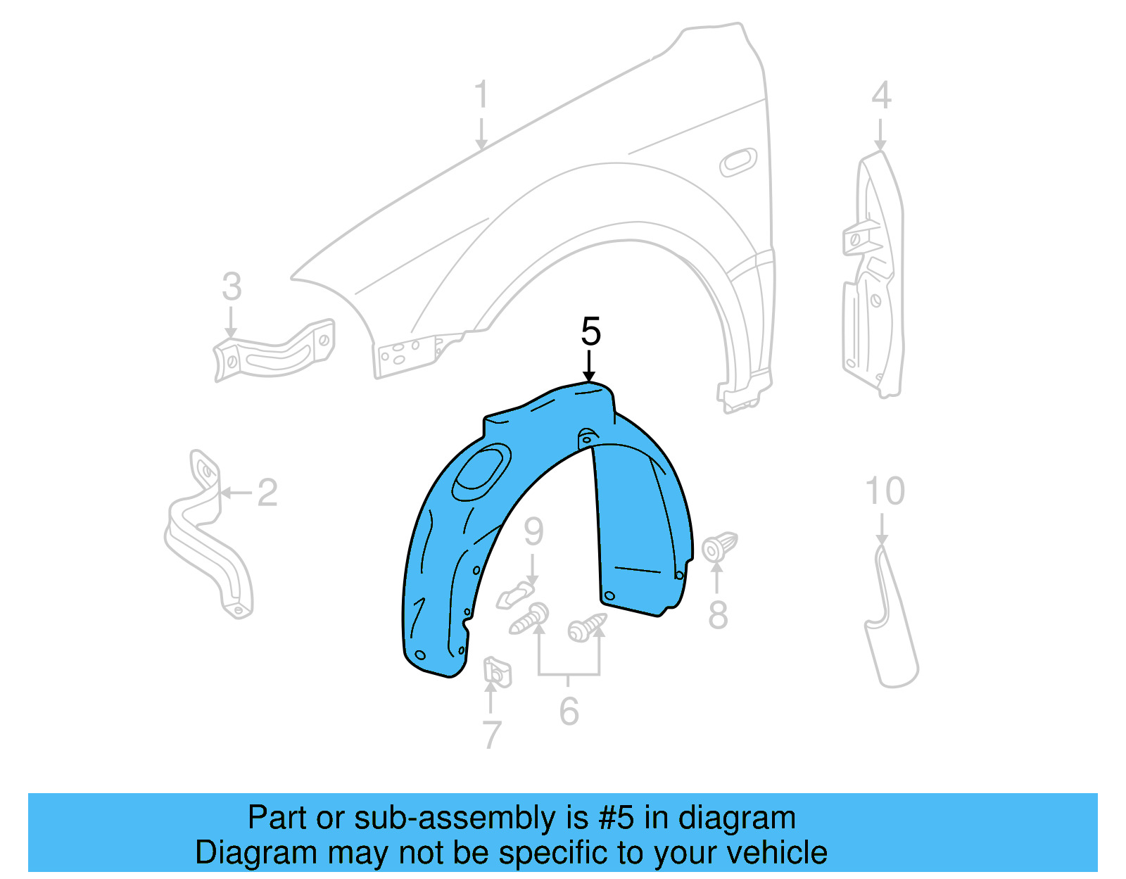 Fender Liner 3B0-809-957-A-01C - View 3