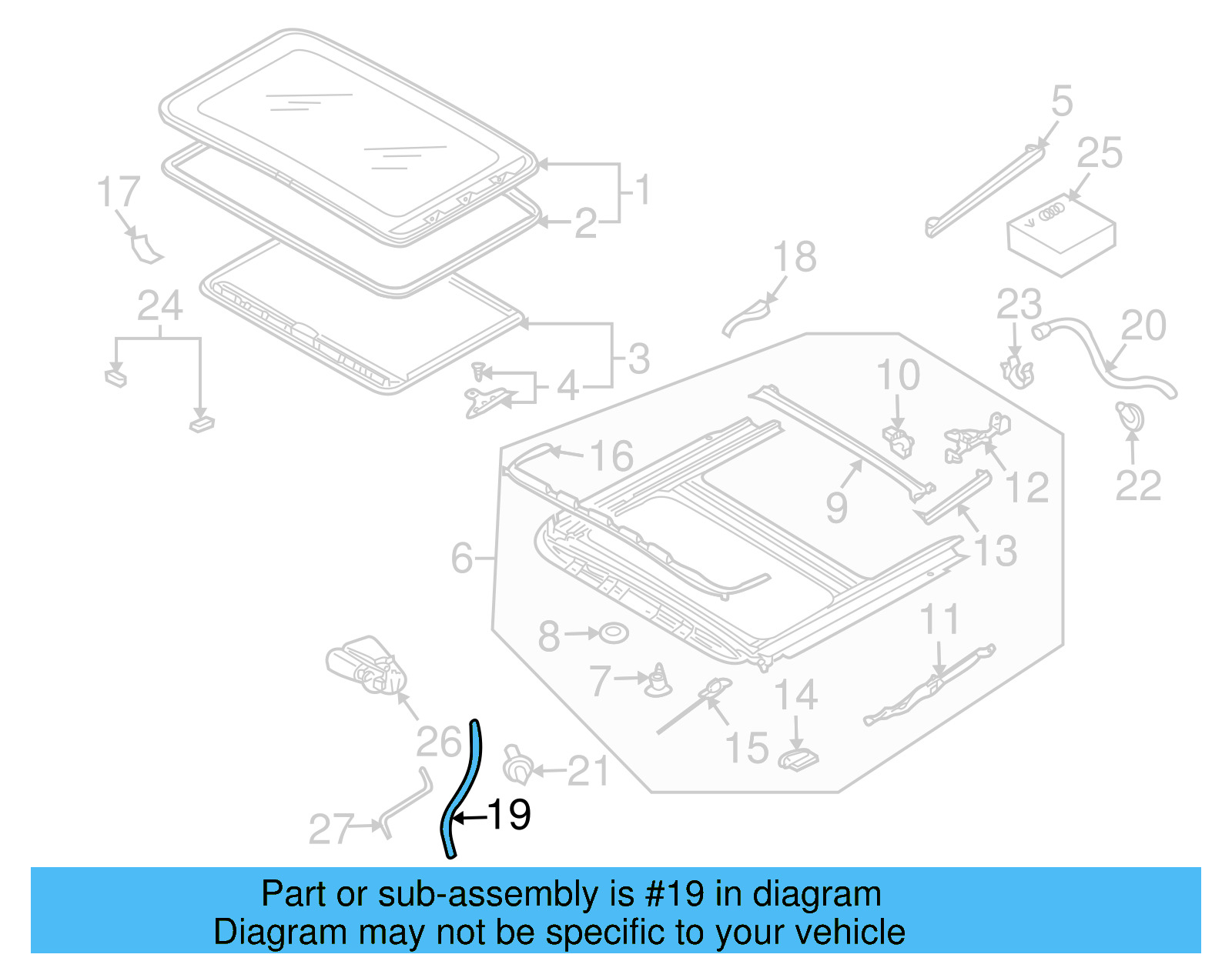 Drain Hose 7L0-877-202-D - View 5