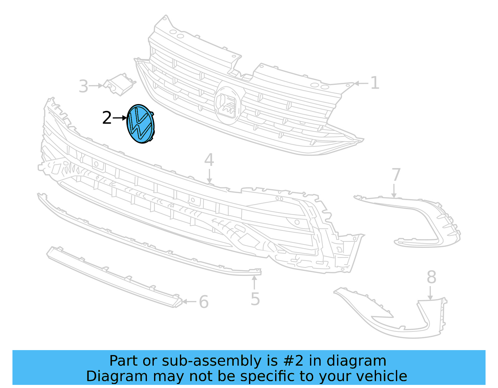 Emblem 5NA-853-601-M-DPJ - View 6
