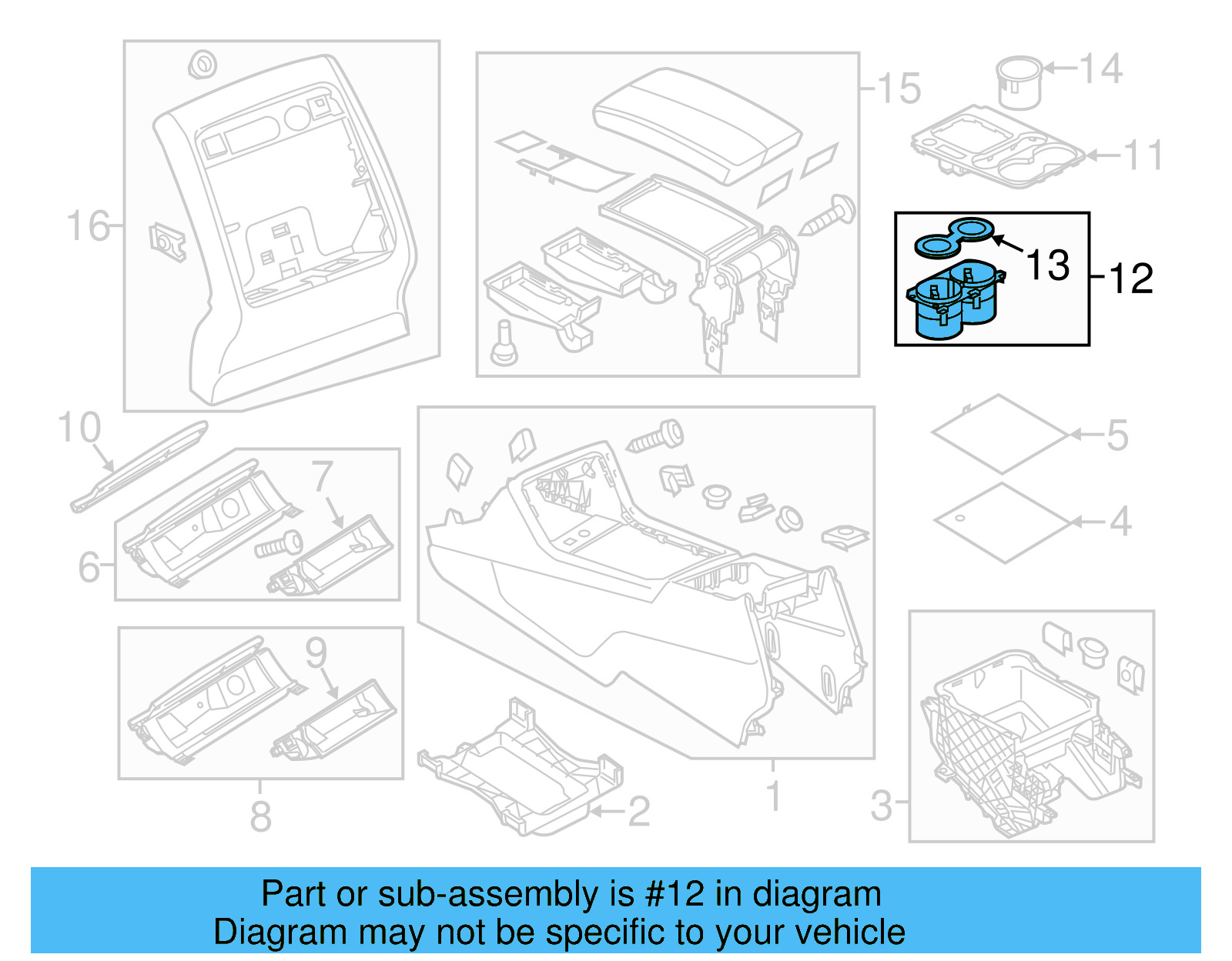 Cup Holder 7P6-858-602-9B9