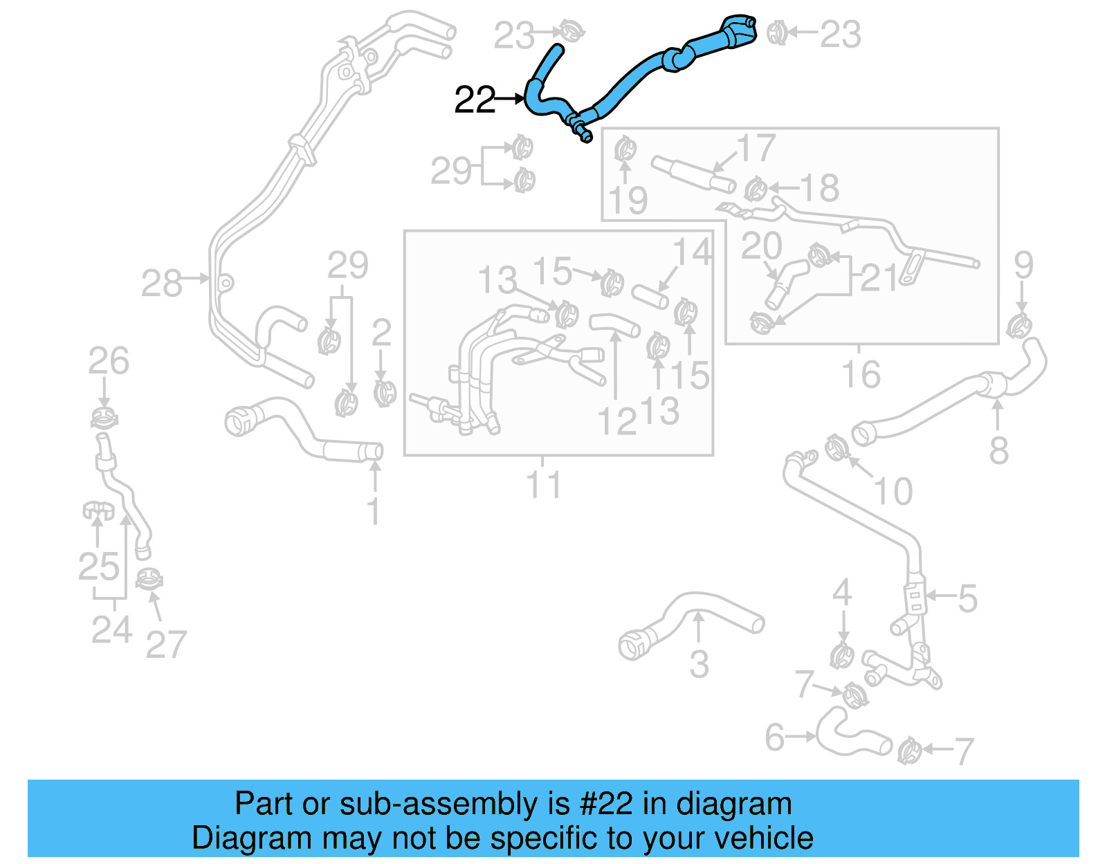 Overflow Hose 5Q0-122-447-AS