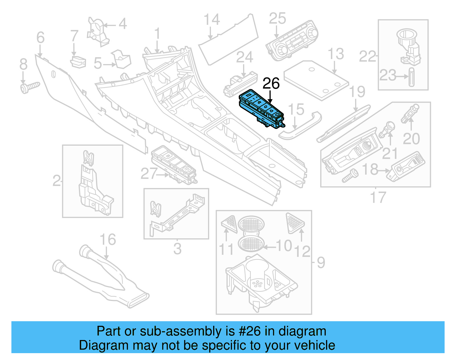 Multi Switch 3AB-927-238-BA-WHS - View 4