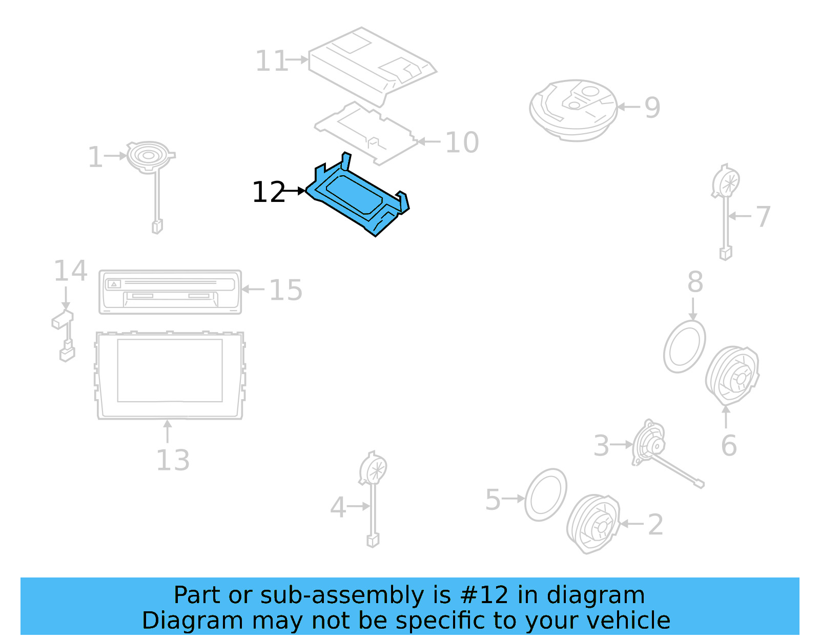 Mount Bracket 3Q0-907-390 - View 4