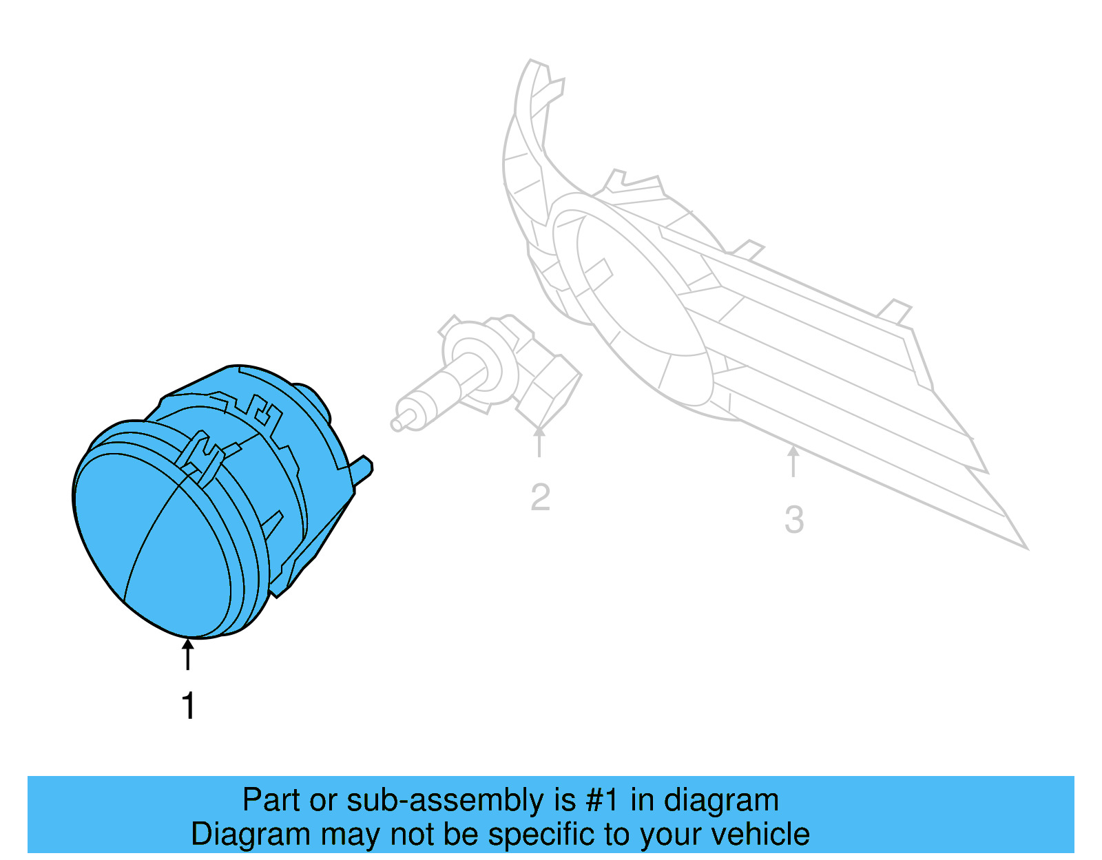 Fog Lamp Assembly 7B0-941-699-A - View 5