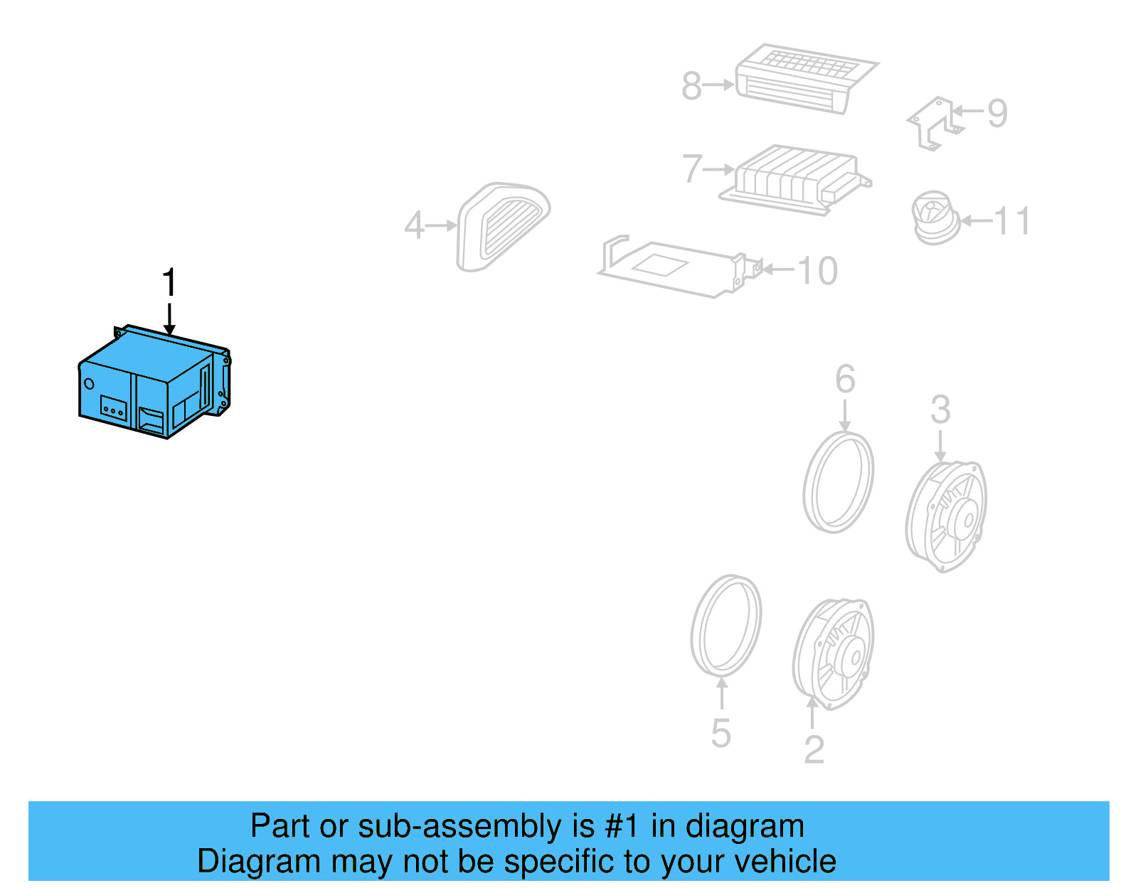 AM/FM CD 1K0-035-180-AD - View 4