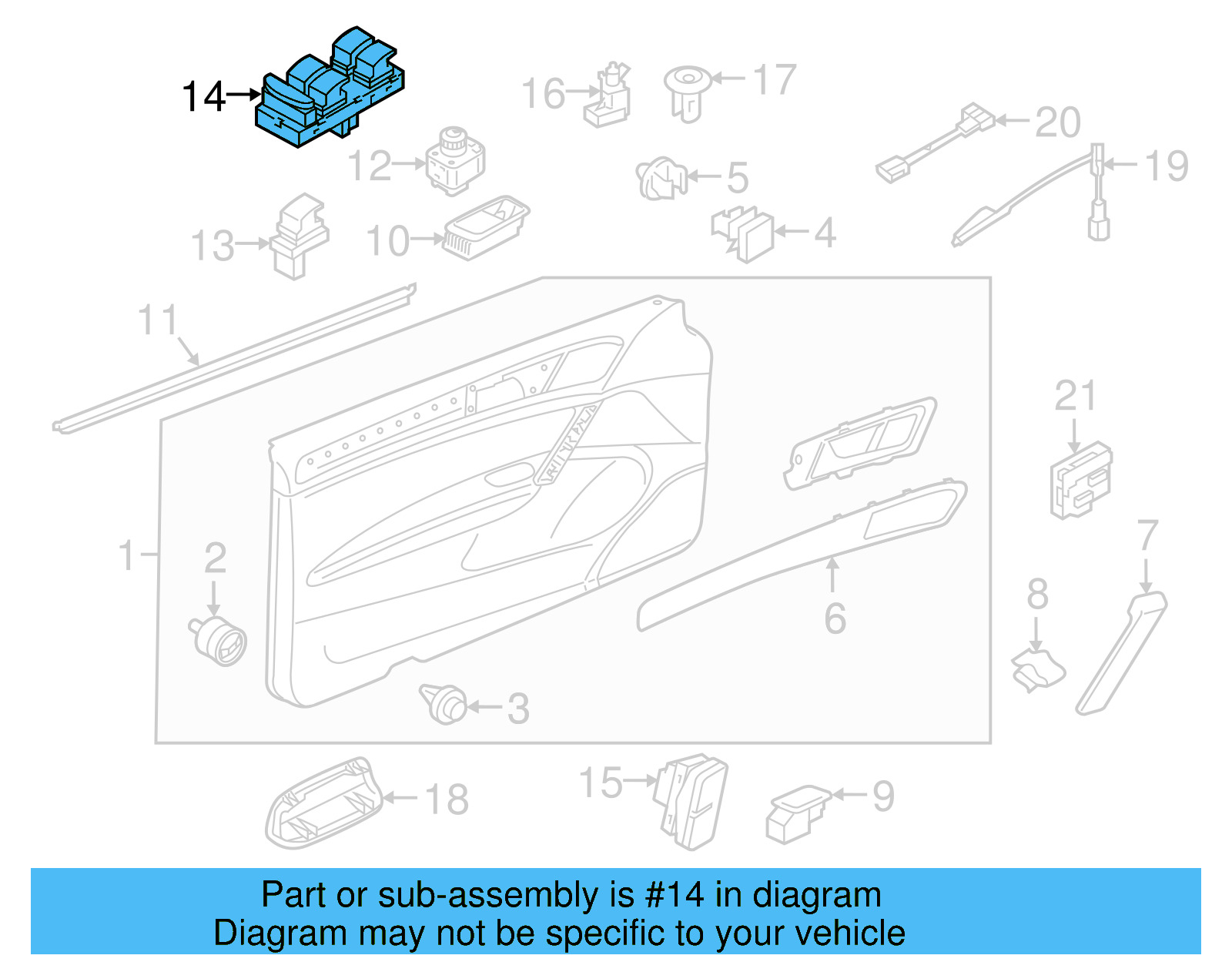 Window Switch 5G0-959-857-D-WHS - View 39