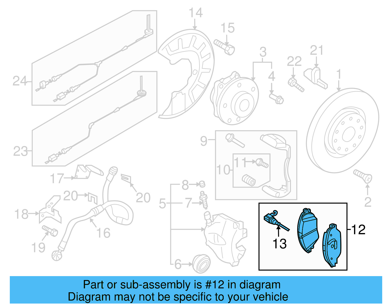Brake Pads 3Q0-698-151-E - View 4