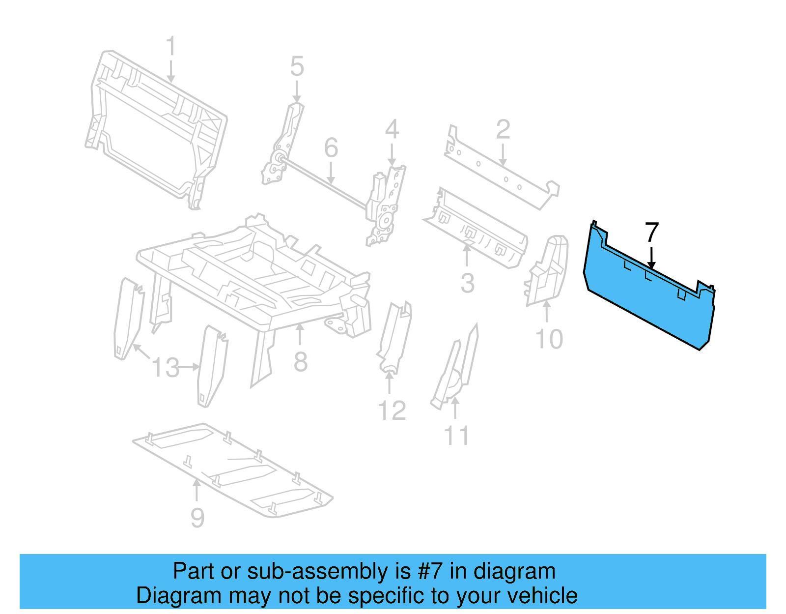 Lower Cover 7B0-885-753-A-DE5 - View 4