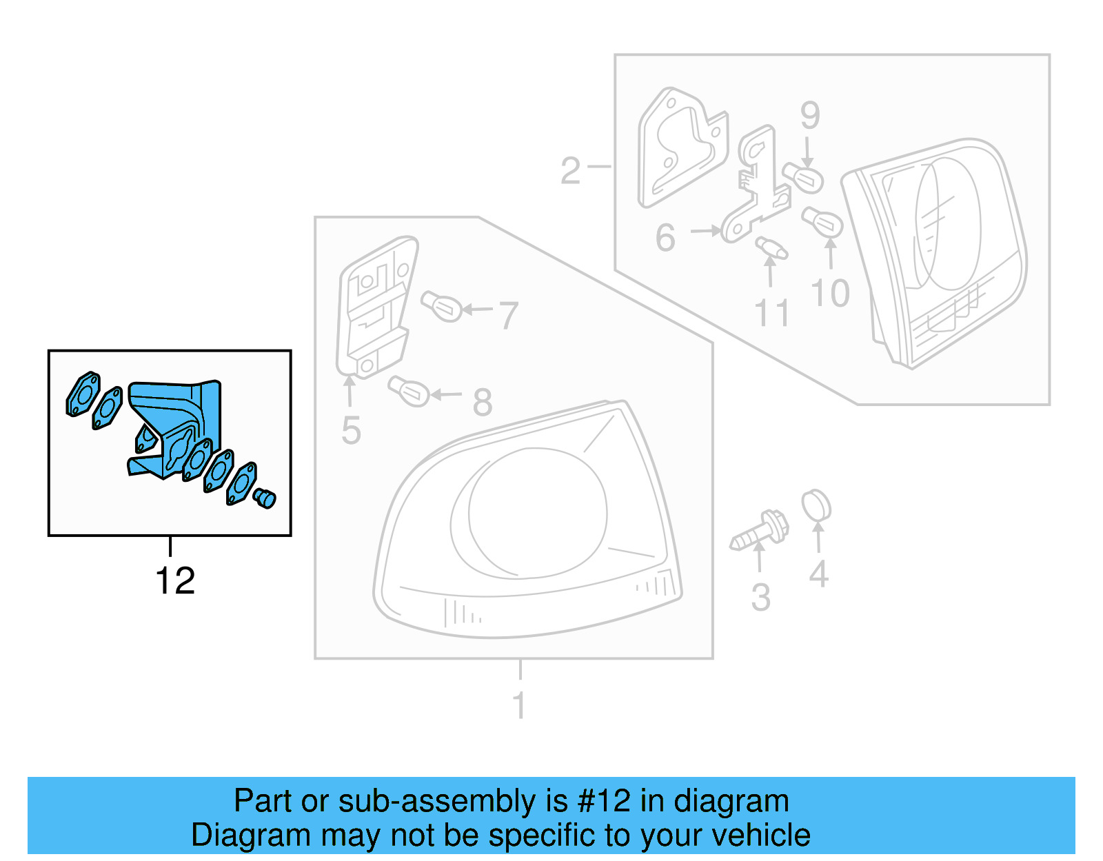 Mount Kit 7L0-998-215 - View 6
