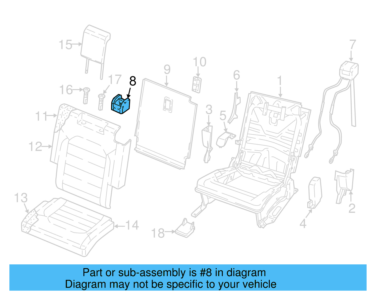 Handle Cover 3CN-888-677-A-82V - View 5