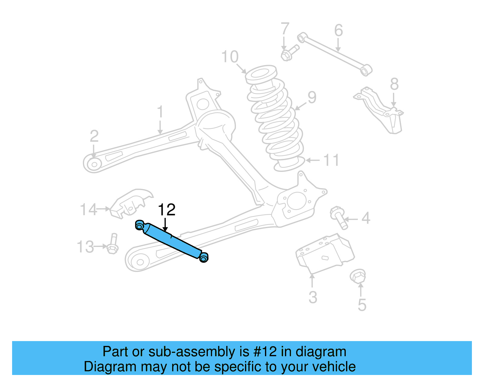 Shock Absorber 7B0-513-031-R - View 5